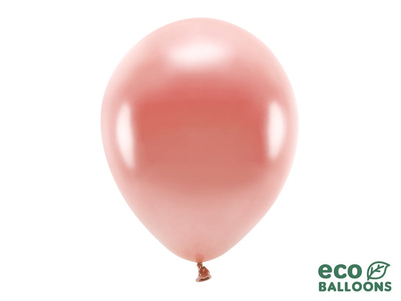 Feestbazaar Ballonnen Rose Goud Metallic Premium Organic (10st)