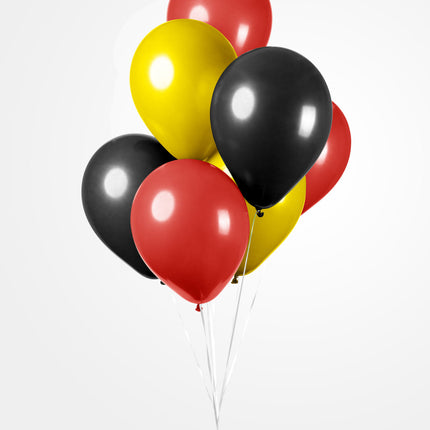 Feestbazaar Ballonnen Set Belgie Rood/Geel/Zwart