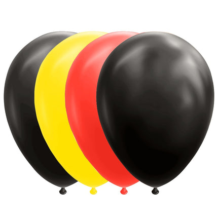 Feestbazaar Ballonnen Set Belgie Rood/Geel/Zwart