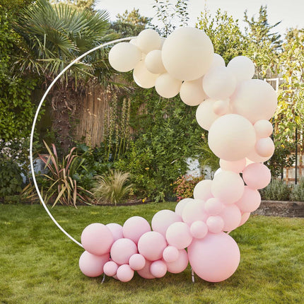 Feestbazaar Ballonnen Set Chique Roze & Crème