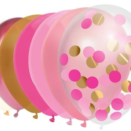 Feestbazaar Ballonnen Set Colorfull Princess - 10 Stuks