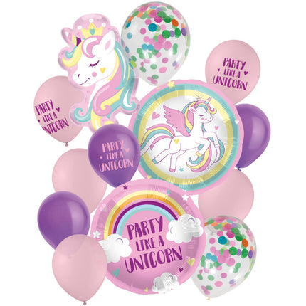 Feestbazaar Ballonnen Set Eenhoorn Party Like A Unicorn