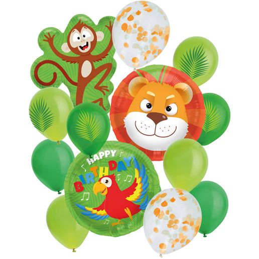 Feestbazaar Ballonnen Set Jungle (14-delig)