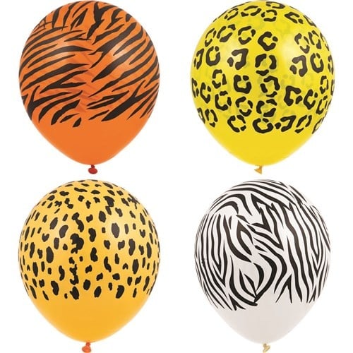 Feestbazaar Ballonnen Set Party Animals Wild Ones (15st)