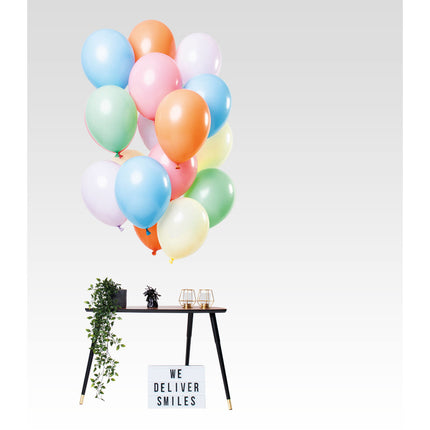 Feestbazaar Ballonnen Set Pretty Pastel Premium 30cm - 15 Stuks