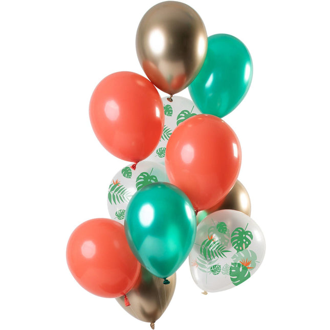 Feestbazaar Ballonnen Set Tropical Mix Premium (12st)