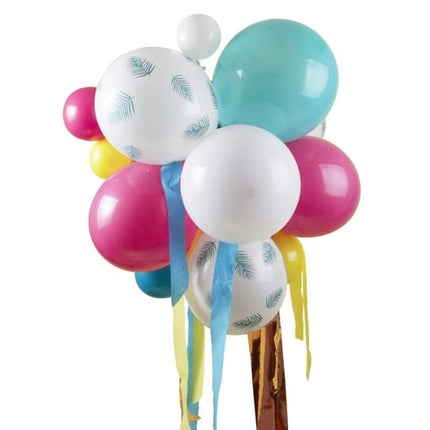 Feestbazaar Ballonnen Set Tropical Multikleur
