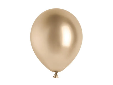 Feestbazaar Ballonnen Shiny Luxe Champagne Gold (10st)