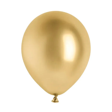 Feestbazaar Ballonnen Shiny Luxe Goud (10st)