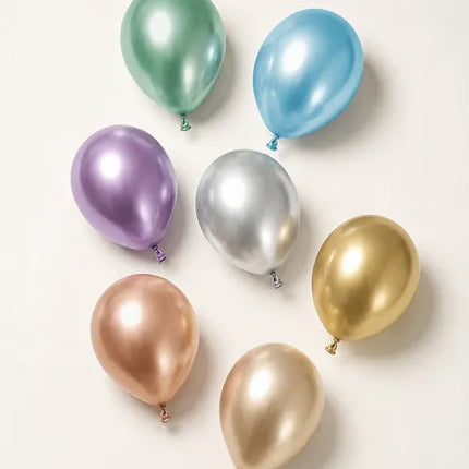 Feestbazaar Ballonnen Shiny Luxe Zacht Groen (10st)