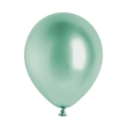 Feestbazaar Ballonnen Shiny Luxe Zacht Groen (10st)