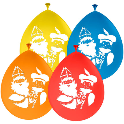 Feestbazaar Ballonnen Sint en Piet (8st)