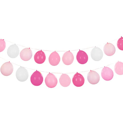 Feestbazaar Ballonnen Slinger 3 in 1 Pink