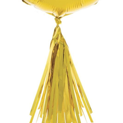 Feestbazaar Ballonnen Tassels Goud - 5 Stuks