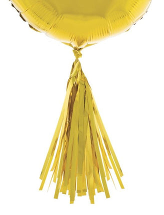 Feestbazaar Ballonnen Tassels Goud - 5 Stuks