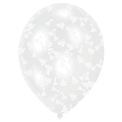 Feestbazaar Ballonnen Transparant Confetti Bruiloft (6st)