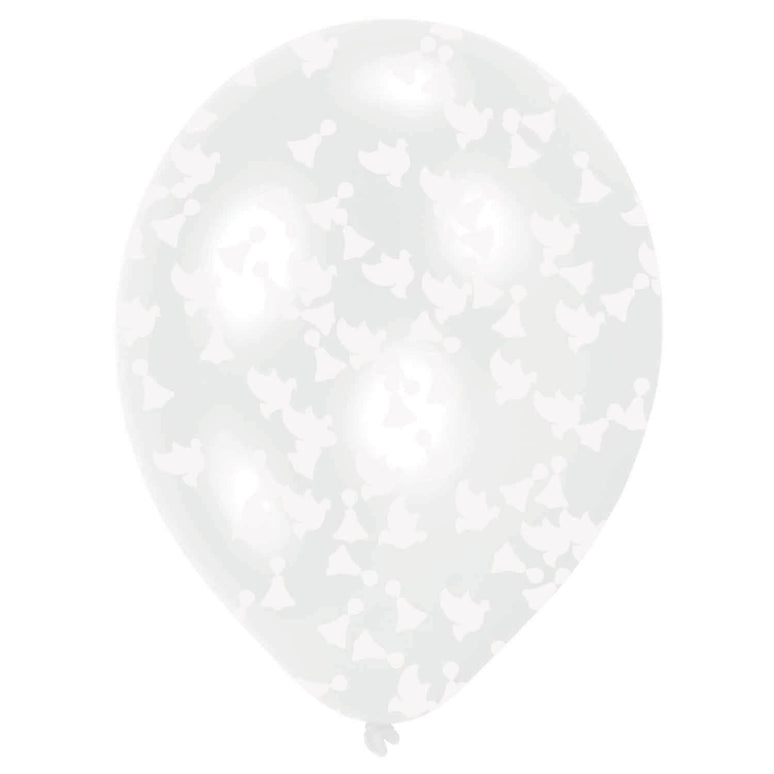 Feestbazaar Ballonnen Transparant Confetti Bruiloft (6st)