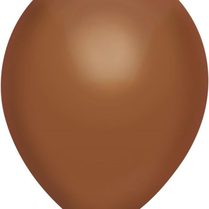Feestbazaar Ballonnen Uni Chocola 100st. 30cm