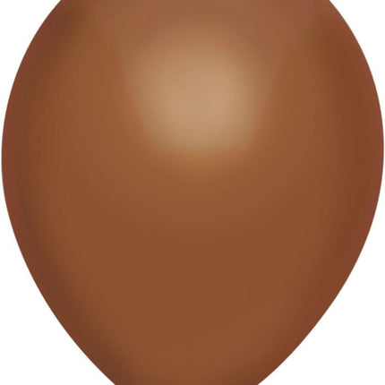 Feestbazaar Ballonnen Uni Chocola 10st. 30cm