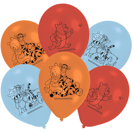 Feestbazaar Ballonnen Winnie The Pooh (6st)
