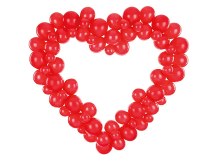 Feestbazaar Ballonnenboog Hartvorm Rood (160cm)