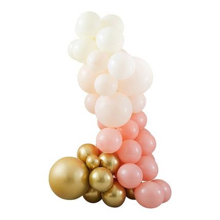 Feestbazaar Ballonnenboog Set Goud/Peach