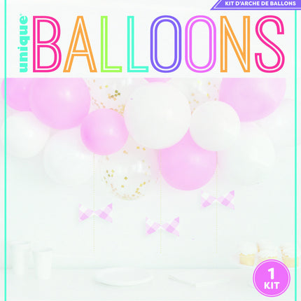Feestbazaar Ballonnenboog Set Roze (15st)