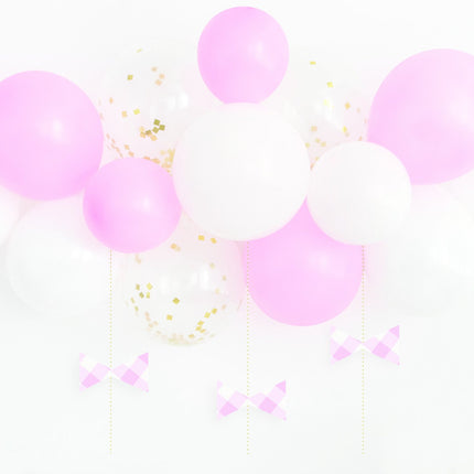 Feestbazaar Ballonnenboog Set Roze (15st)