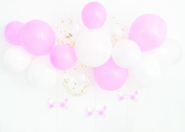 Feestbazaar Ballonnenboog Set Roze (15st)