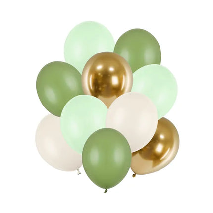 Feestbazaar Ballonnenmix Green Glam (10st)