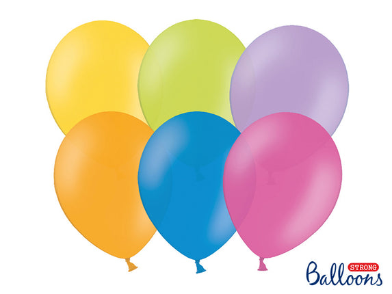 Feestbazaar Ballonnenmix Pastel Kleuren 30cm (50st)