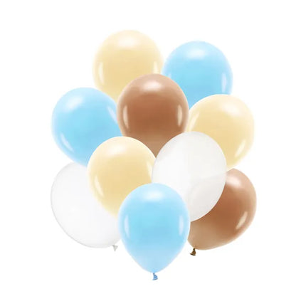 Feestbazaar Ballonnenmix Teddy Blauw (10st)