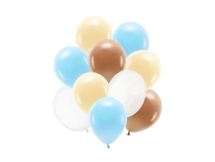 Feestbazaar Ballonnenmix Teddy Blauw (10st)