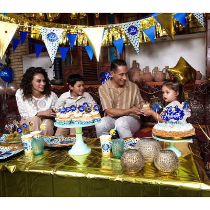 Feestbazaar Ballonnenslinger Eid Mubarak Goud