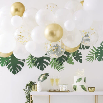 Feestbazaar Ballonnenslinger Goud Chrome