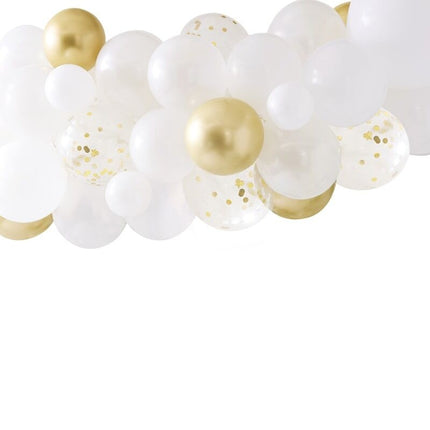 Feestbazaar Ballonnenslinger Goud Chrome