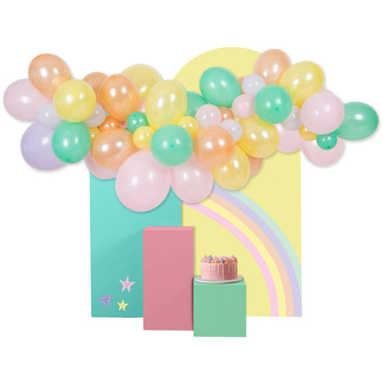 Feestbazaar Ballonslinger Unicorns & Rainbows (66 ballonnen)