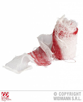 Feestbazaar Bandage met bloed 6.8m