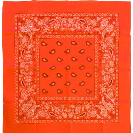 Feestbazaar Bandana fluor oranje