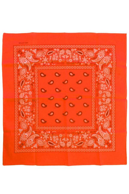 Feestbazaar Bandana fluor oranje