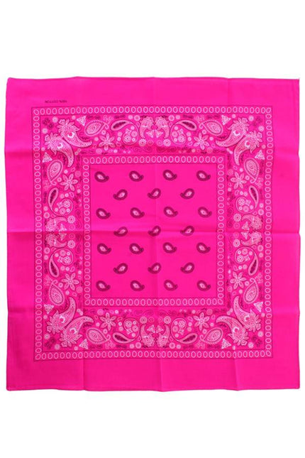 Feestbazaar Bandana fluor roze