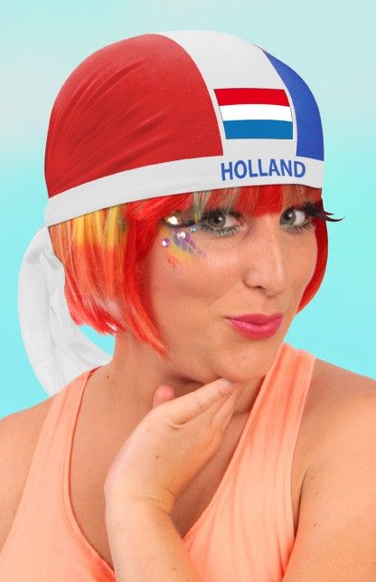 Feestbazaar Bandana Holland rood/wit/blauw