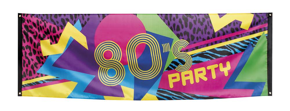 Feestbazaar Banner 80' disco party