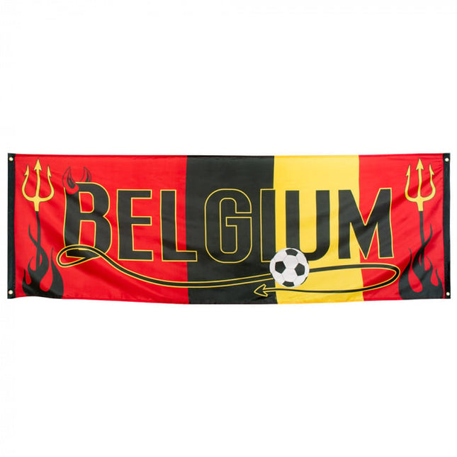 Feestbazaar Banner Belgium (220x74cm)