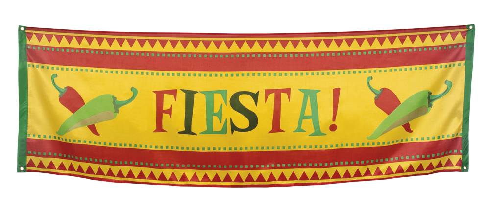 Feestbazaar Banner Mexico Fiesta