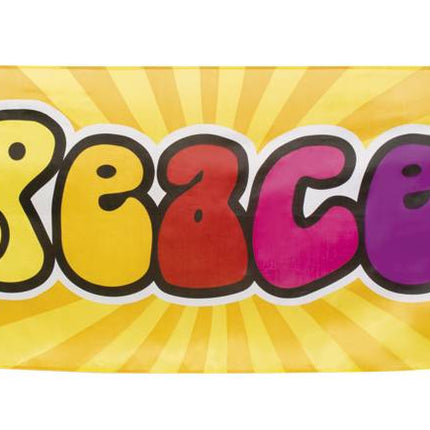 Feestbazaar Banner 'Peace' 74 x 220 cm