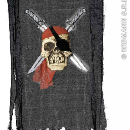 Feestbazaar Banner Piratenschedel