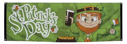 Feestbazaar Banner St Patrick's Day (74 x 220 cm)