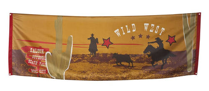 Feestbazaar Banner Wild West