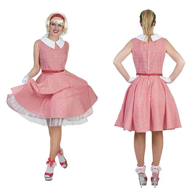 Feestbazaar Barbie Bopper Rock 'n Roll outfit